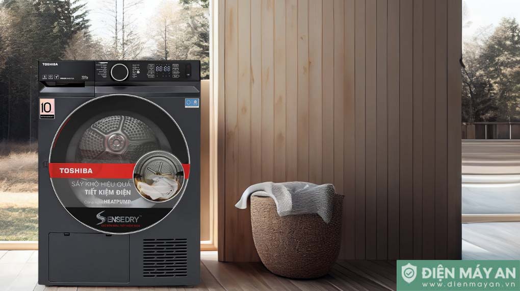 Máy sấy bơm nhiệt Toshiba 10 kg TD-BP110GHV(MG)